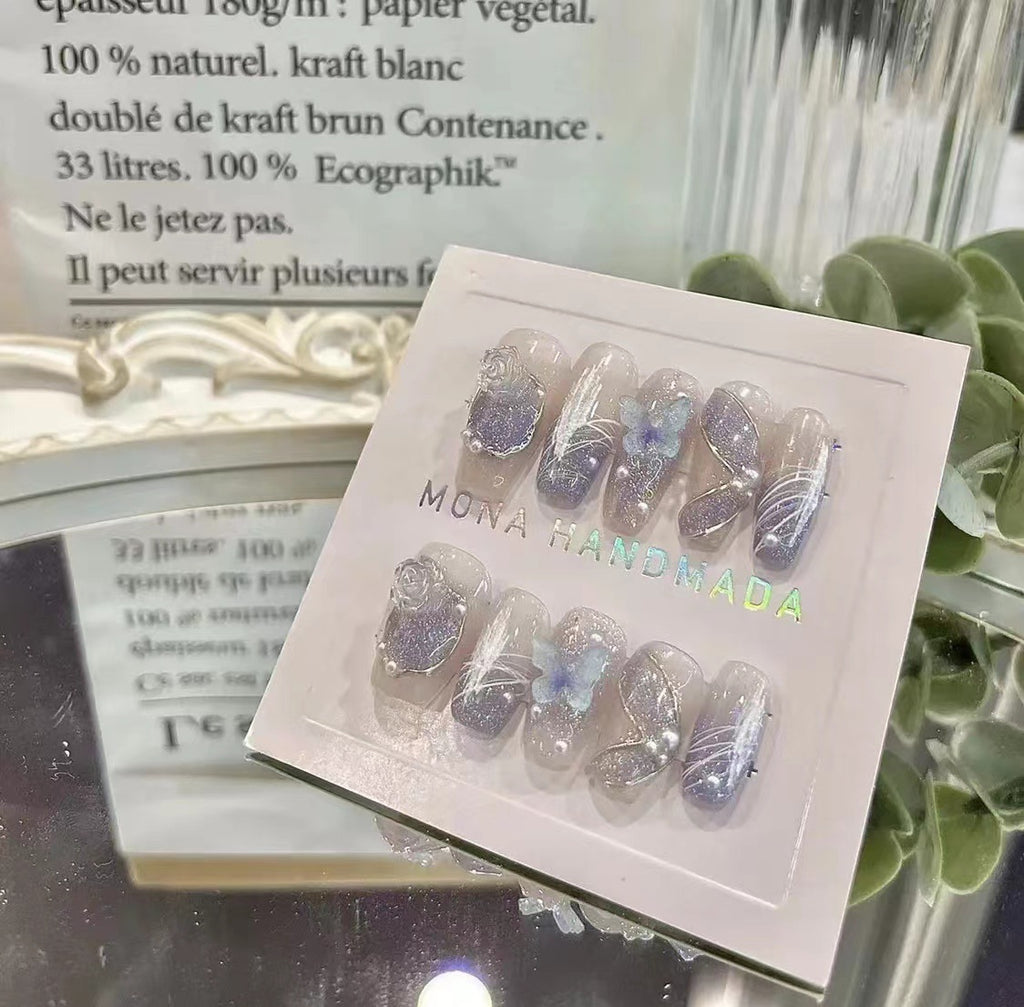 Purely Hand-wearing Bridal Fake Nails – Bild 4 | LuxeStyle
