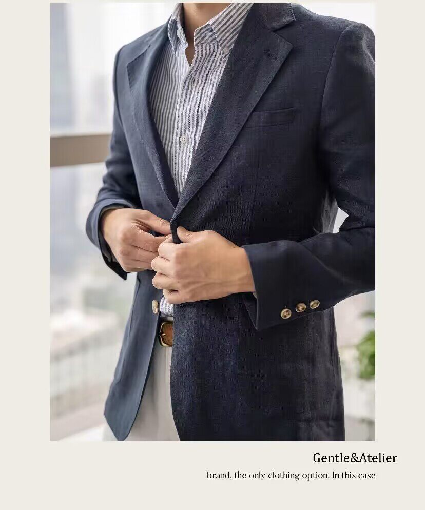 Leichter Leinen-Blazer für Herren