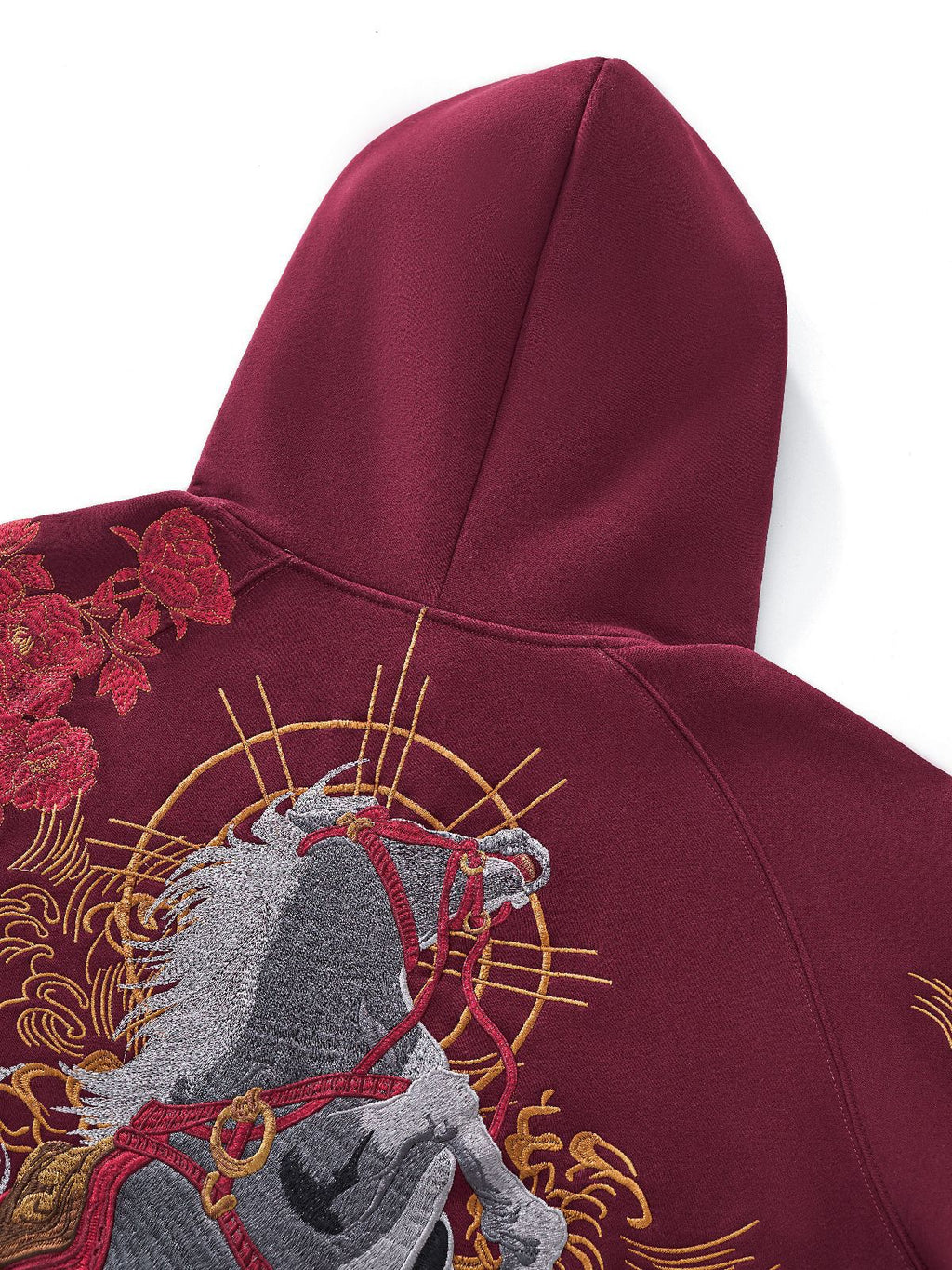 Bestickter Kapuzenpullover im chinesischen Stil