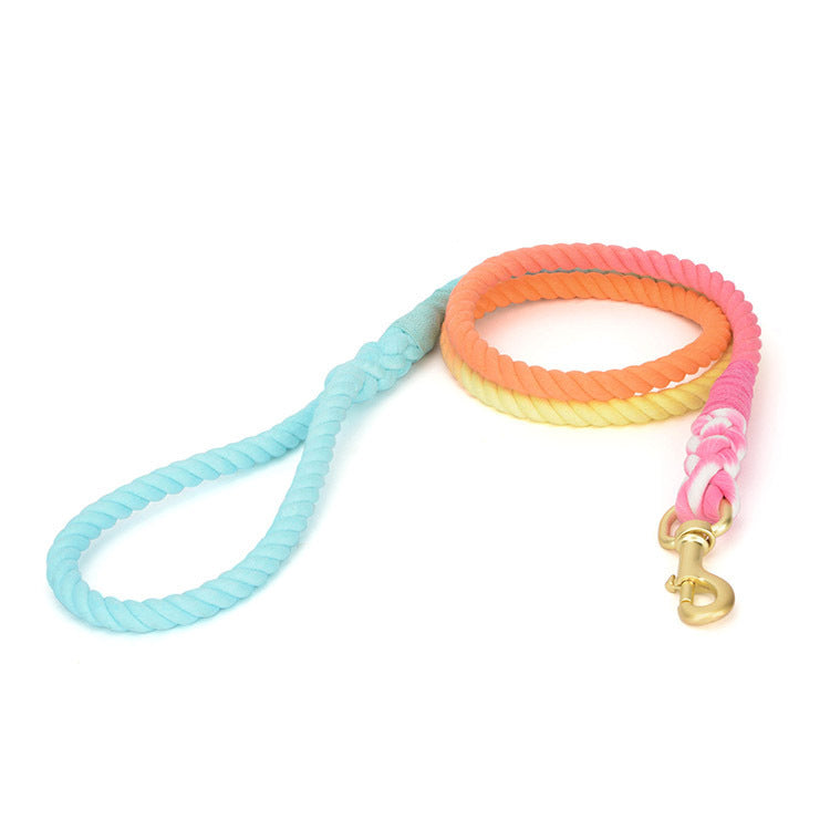 Farbige Hunde-Doppelleine «Rainbow» – Bild 4 | LuxeStyle