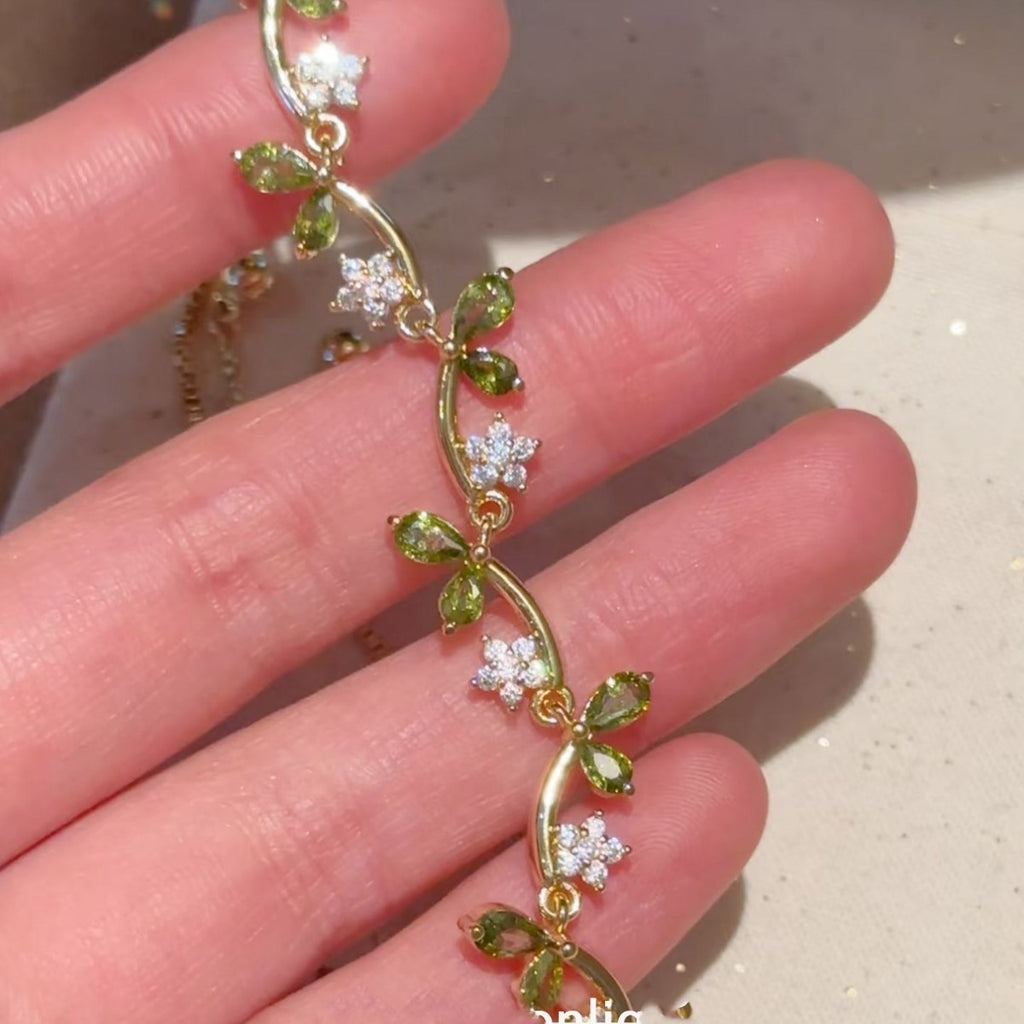 Olivia Fusskette Gold Kette Anhänger
