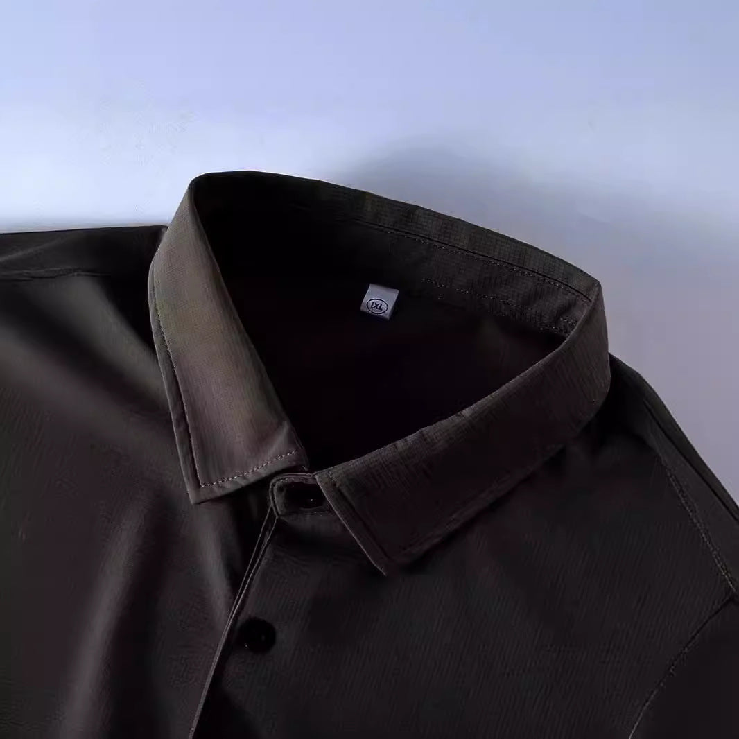 Herren Poloshirt aus Eisseide – Bild 7 | LuxeStyle