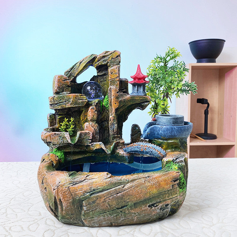 Kreatives Fischglas-Ornament für Bürodekoration