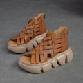 Geflochtene Sandalen mit dicker Sohle – Bild 9 | LuxeStyle