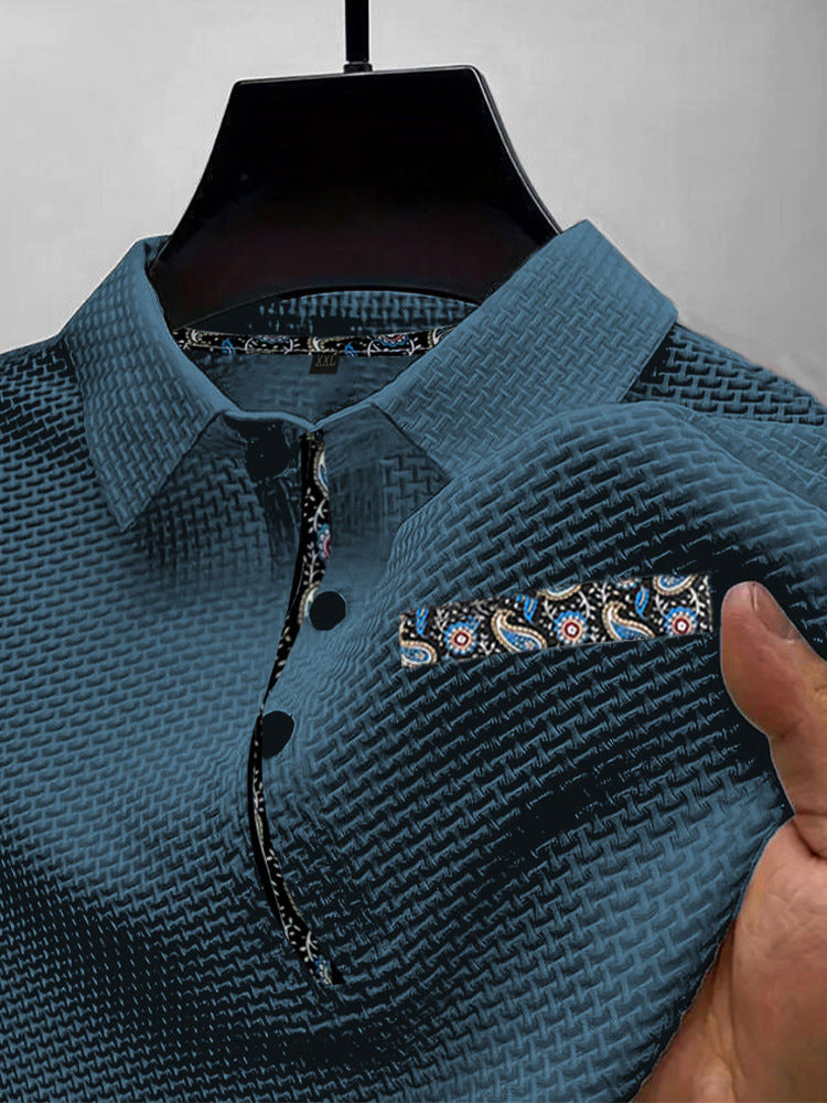 Kurzarm-Shirt aus Eisseide | LuxeStyle