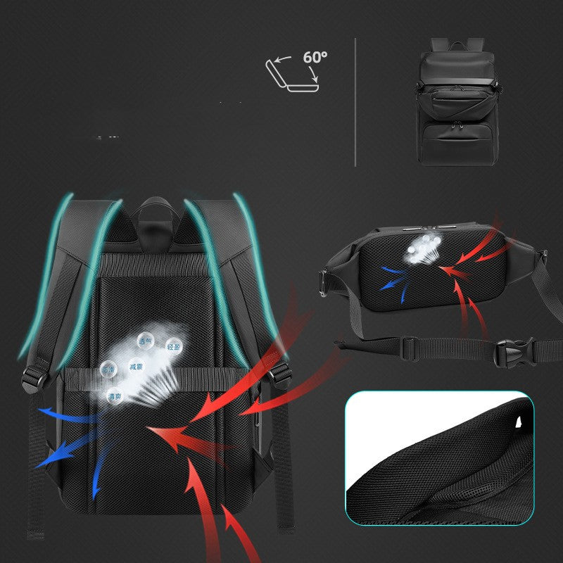 Rucksack mit grosser Kapazität, abnehmbar – Bild 5 | LuxeStyle