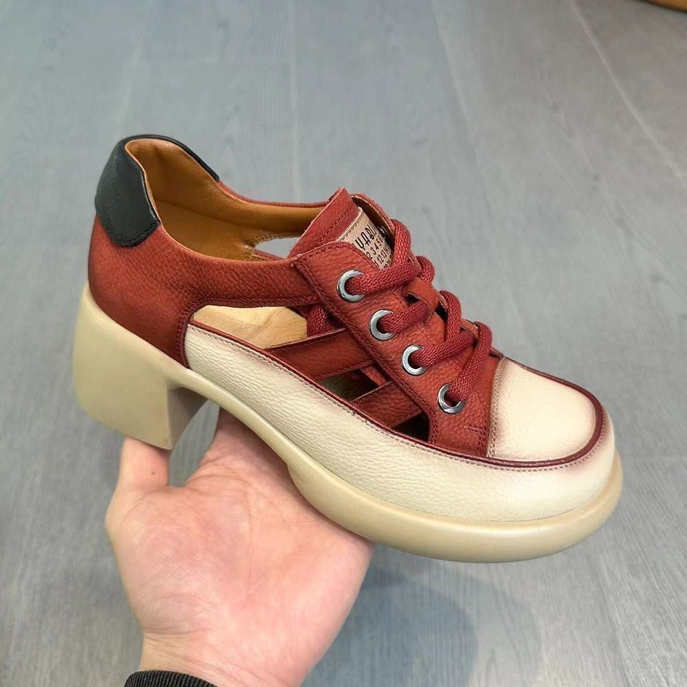 Damen Plateau-Sandalen mit Chunky-Absatz – Bild 12 | LuxeStyle