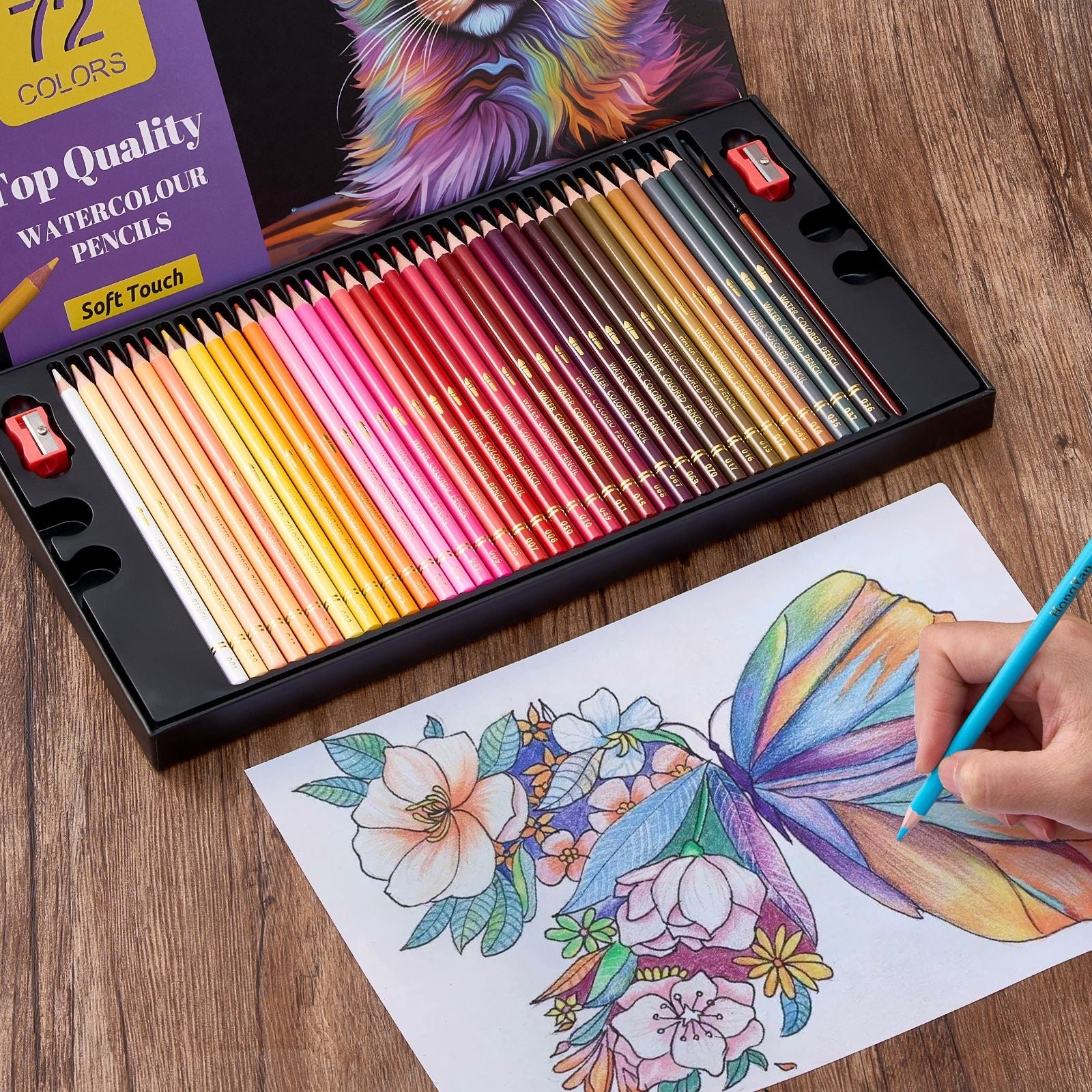 Aquarell-Farbstifte Geschenkset