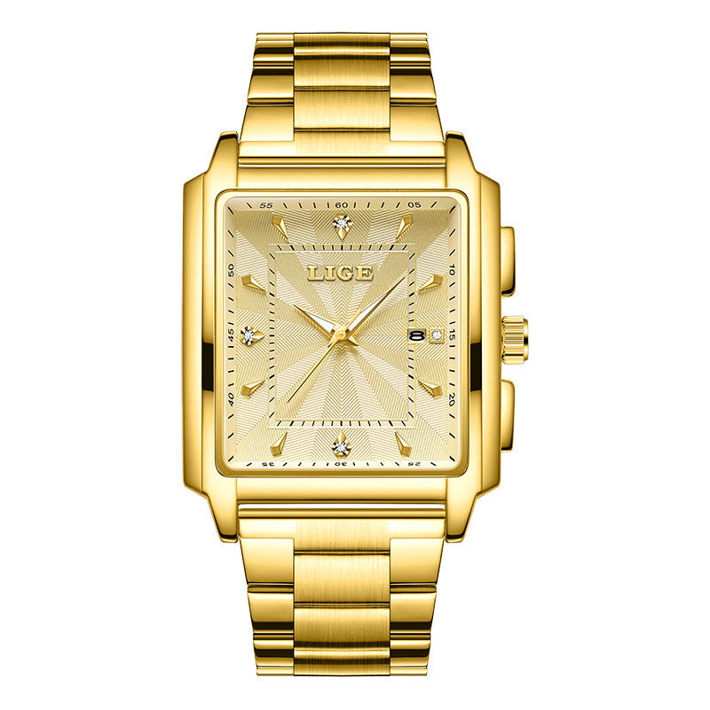 Herren Armbanduhr Quadratisch