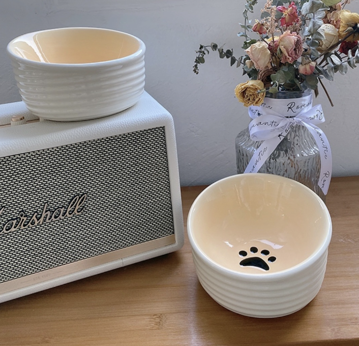 Keramik-Futternapf für Katzen, schräg, kippsicher | LuxeStyle