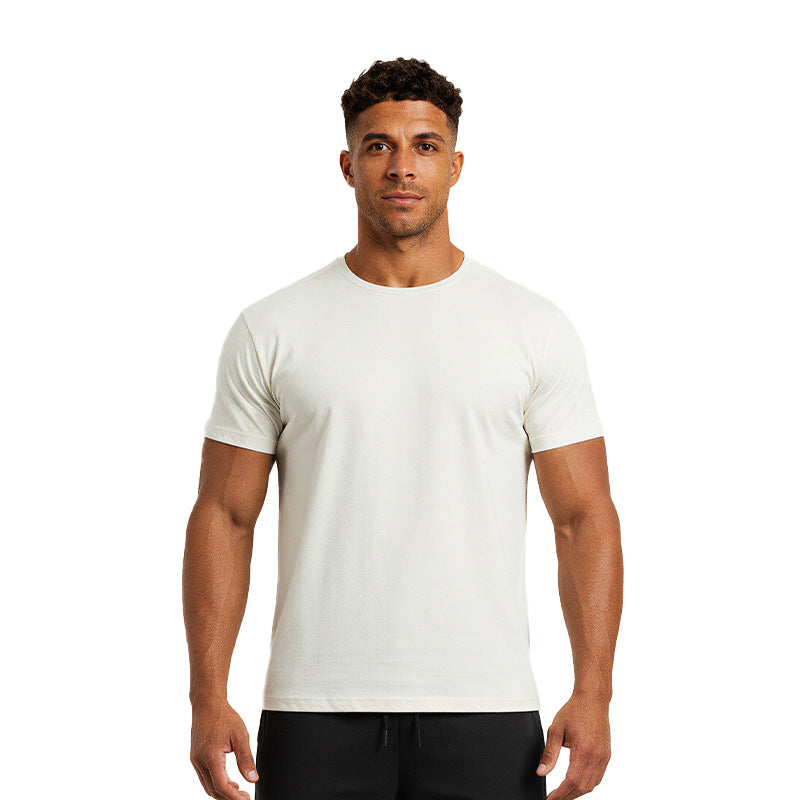 Kurzarm Fitness-Shirt mit Kragen