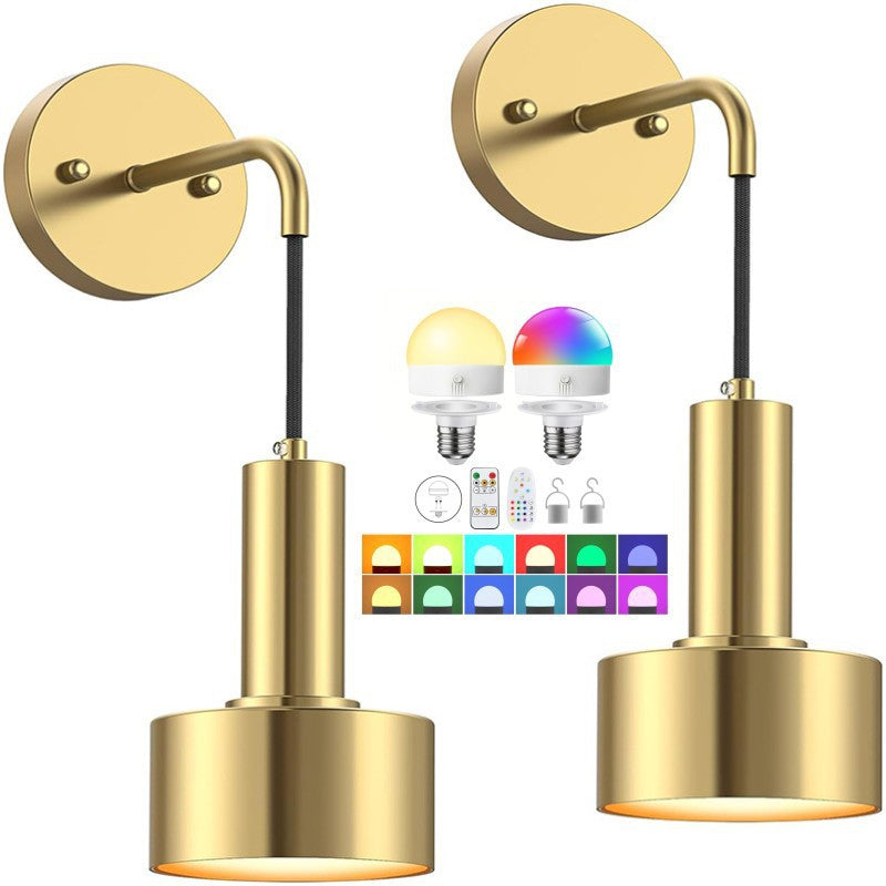 Wireless Wall Lamp Farbwechsel Detail