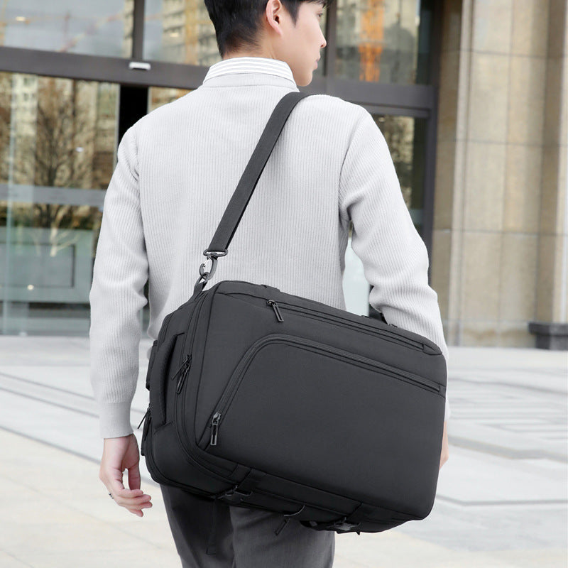 Kompressionsrucksack mit Vakuumfunktion, schwarz – Bild 2 | LuxeStyle