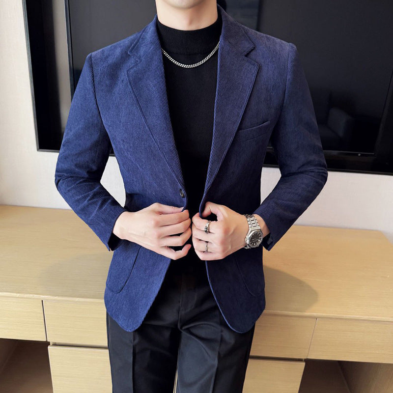 Corduroy Blazer für Herren – Frühlings-Herbstjacke – Bild 5 | LuxeStyle