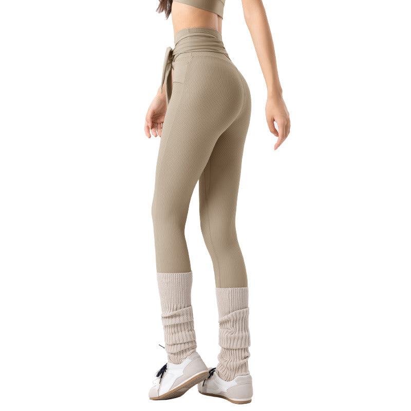 High-Waist Yoga Leggings mit Shaping-Effekt