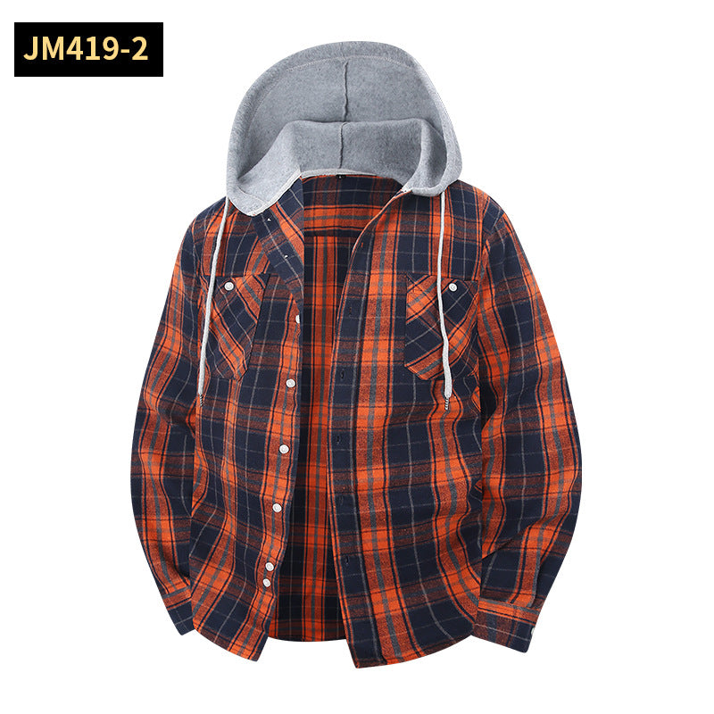 Hoodie mit Plaid-Muster – Bild 2 | LuxeStyle