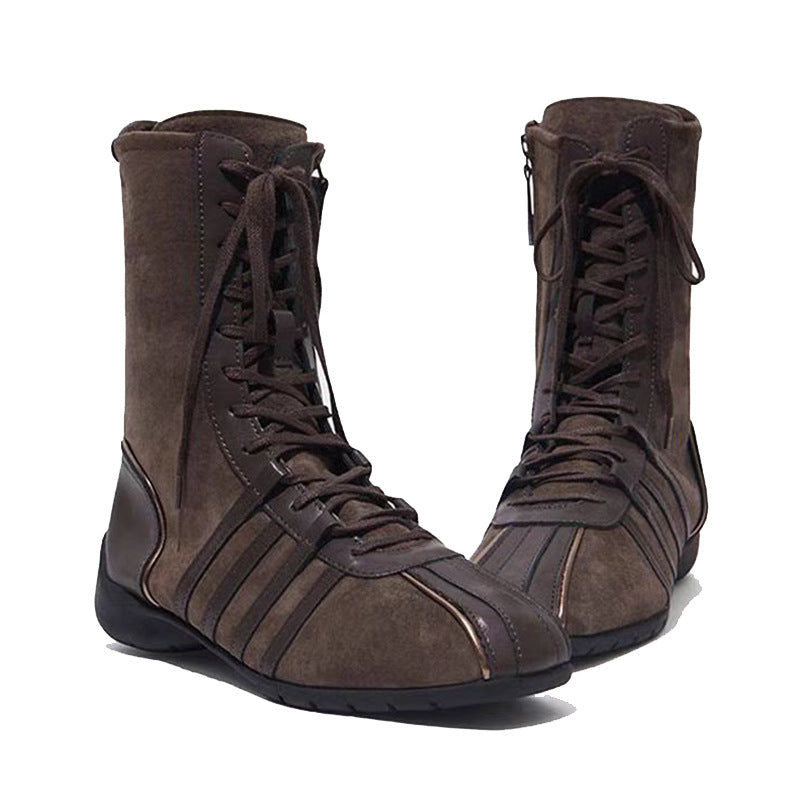Vintage Knight Ankle Boots für Damen