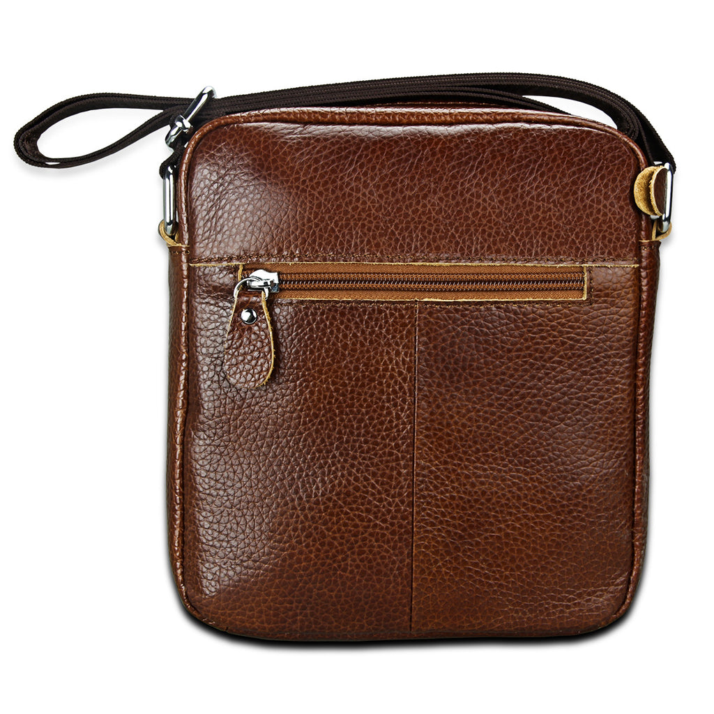 Genuine Leder Crossbody Umhängetasche für Herren – Bild 3 | LuxeStyle