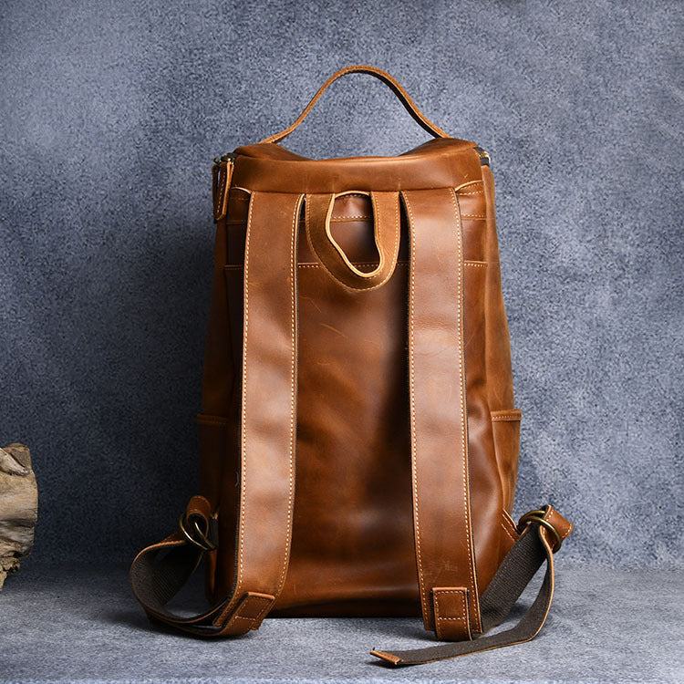 Vintage Crazy Horse Leder Rucksack