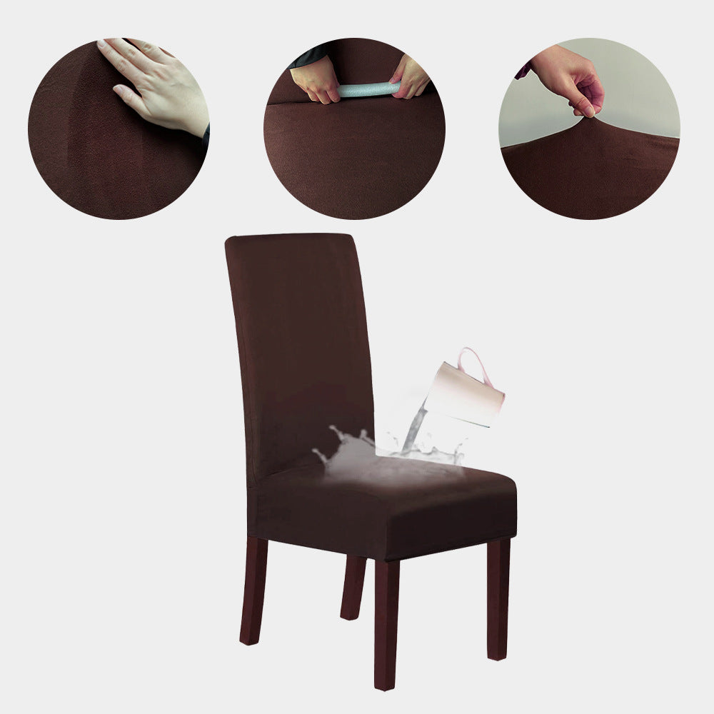 Stretch-Strick Wildleder Stuhlhusse