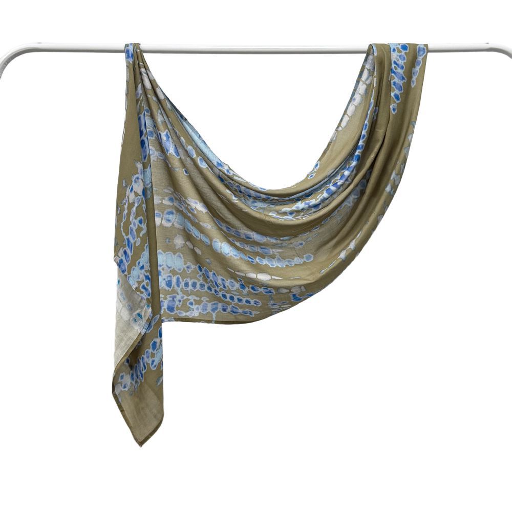 Kopftuch aus Modal-Baumwolle mit Marmor-Print – Bild 16 | LuxeStyle