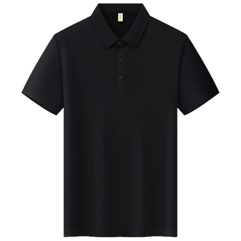 Nahtloses Herren-T-Shirt mit Revers – Bild 6 | LuxeStyle