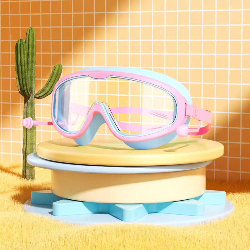 Kinder Schwimmbrille – grosser Rahmen, wasserdicht