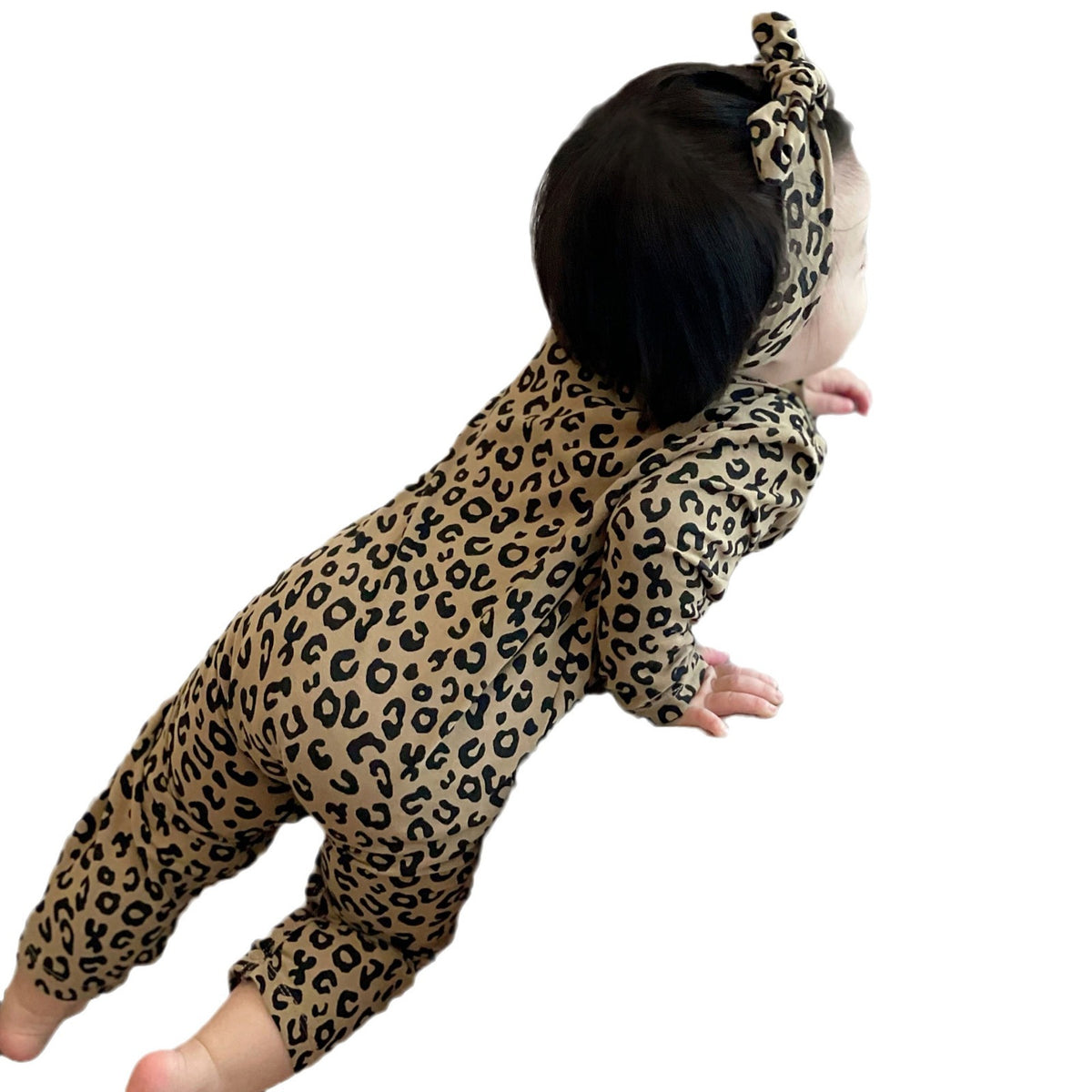 Baby Jumpsuit mit Leopardenmuster – Bild 3 | LuxeStyle