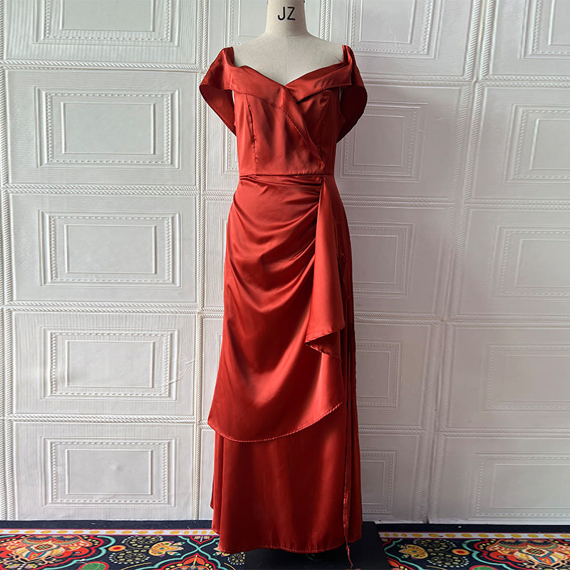 Neckholder Maxi-Kleid mit Rückenausschnitt – Bild 3 | LuxeStyle