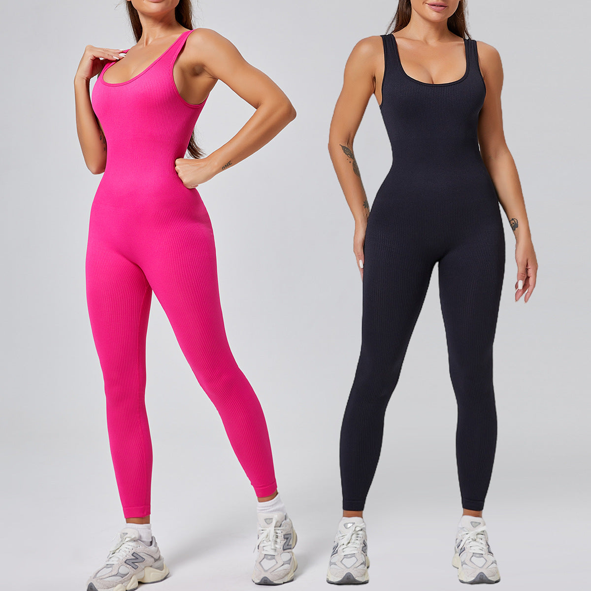 Formender U-Neck Bodysuit aus Strick