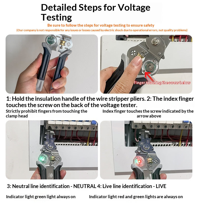 Abisolierzange für Elektriker