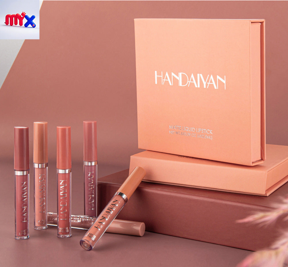 6er Set matter Flüssig-Lippenstifte – Ansicht 7
