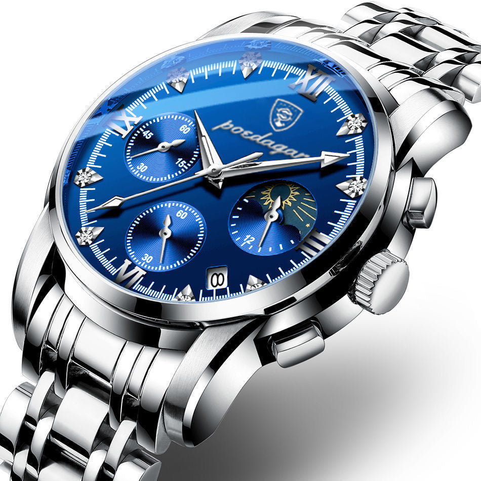 Herren-Uhr mit Leuchtzeigern – Bild 5 | LuxeStyle