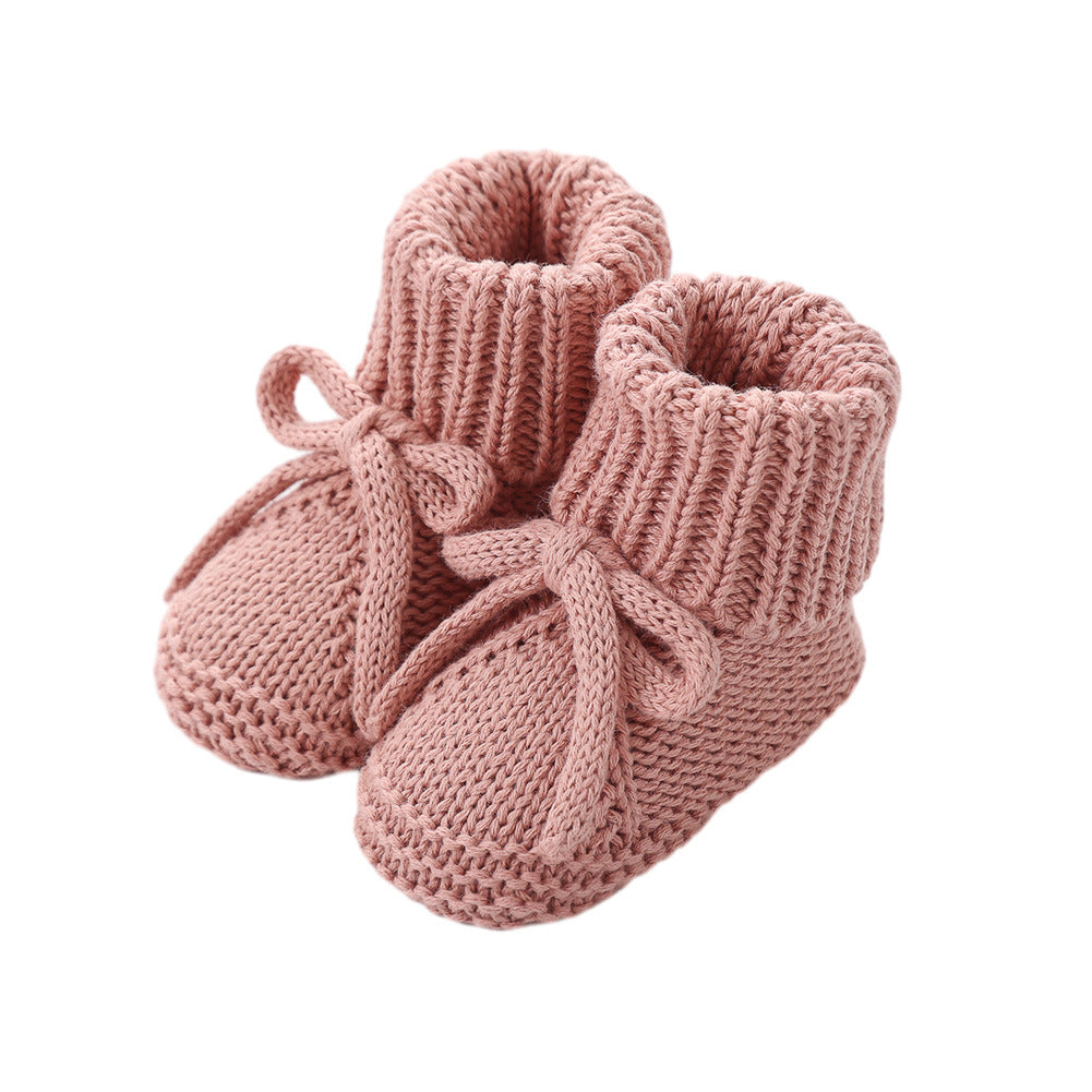 Strickschuhe für Kleinkinder mit Schleife – Bild 8 | LuxeStyle