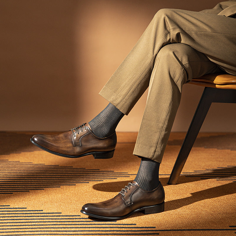 Herren Business-Schuhe aus Leder – Bild 5 | LuxeStyle