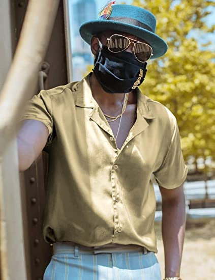 Herren Disco Kurzarmhemd – Bild 6 | LuxeStyle