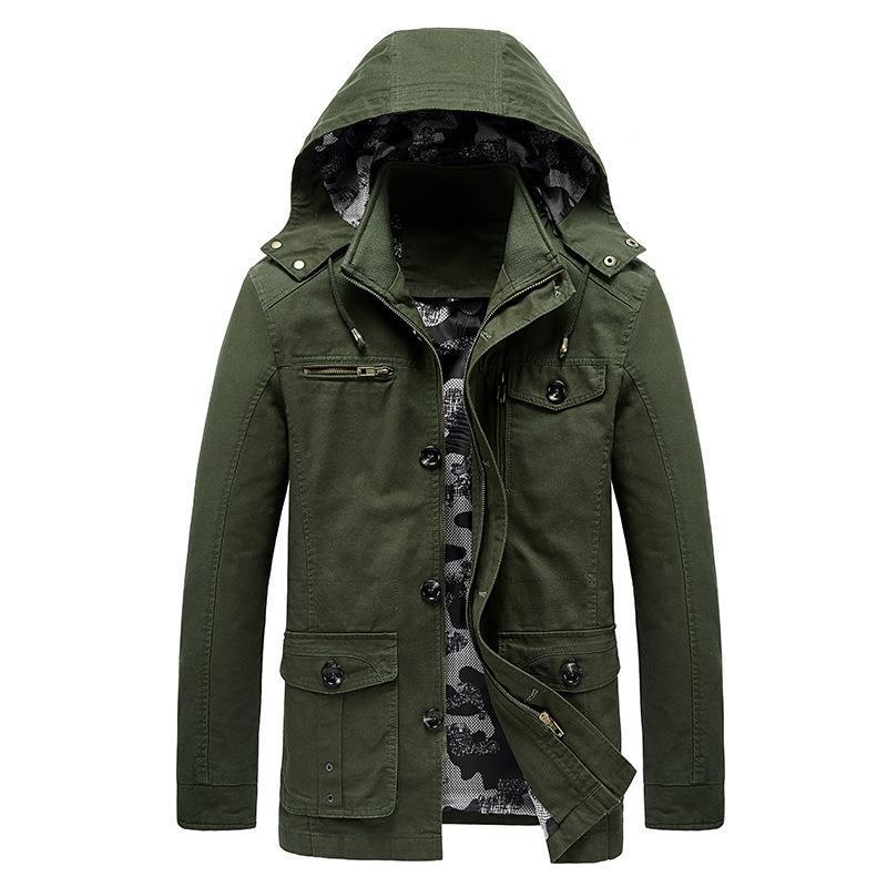 Trenchcoat für Herren, mittellang, Slim-Fit – Bild 13 | LuxeStyle