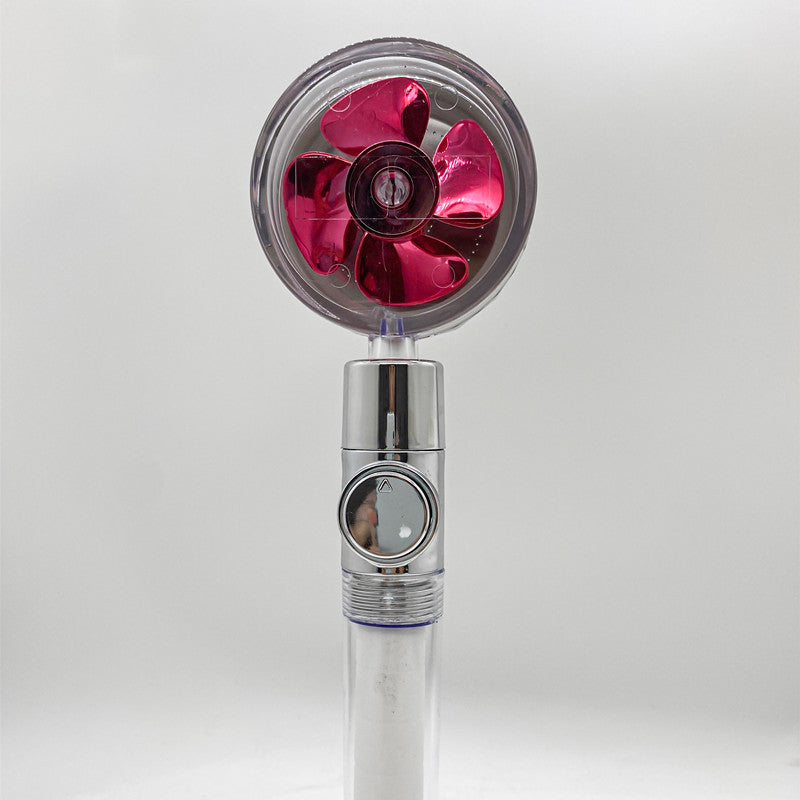 Duschkopf mit Turbo-Ventilator & Wassersparfunktion