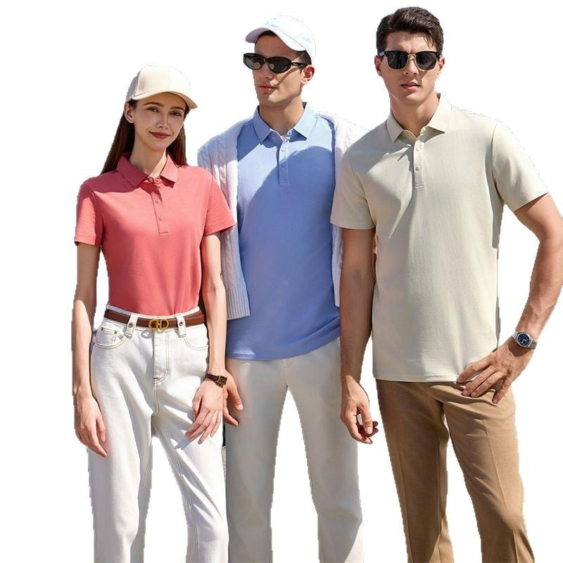 Polo-Shirt aus merzerisierter Baumwolle