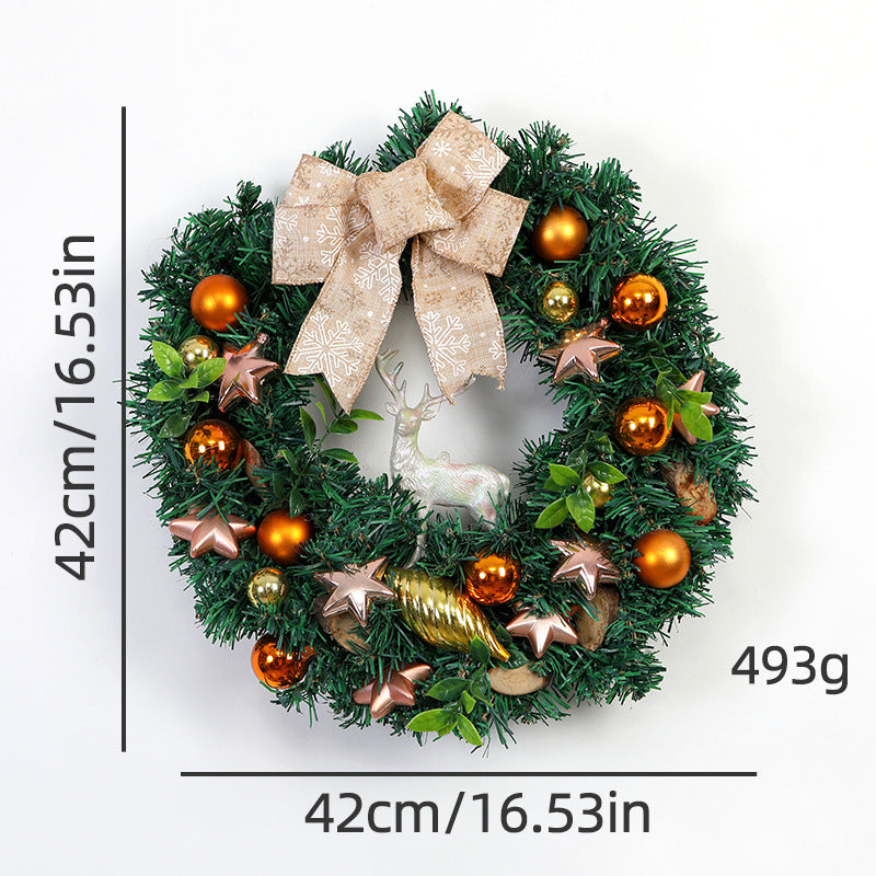Weihnachtskranz 40 cm Türhänger | LuxeStyle
