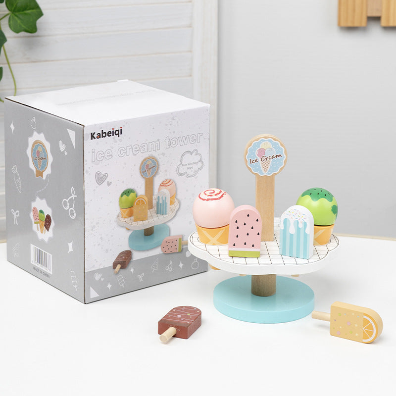 Holzspielzeug Dessertturm zum Rollenspiel – Bild 5 | LuxeStyle