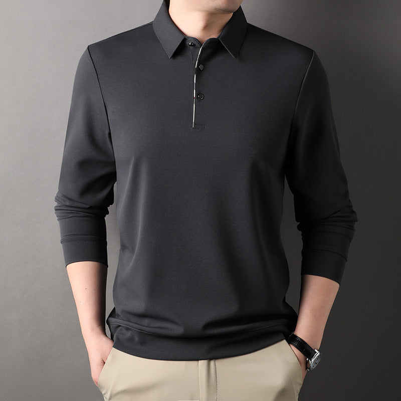 Herren-Polo mit Langarm