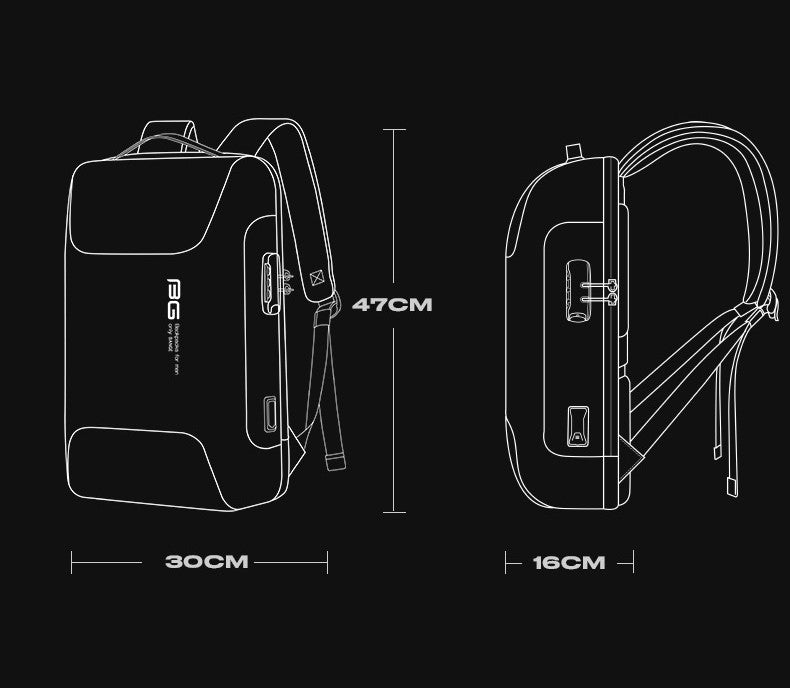 Wasserdichter Commuter Rucksack aus Leder – Bild 2 | LuxeStyle