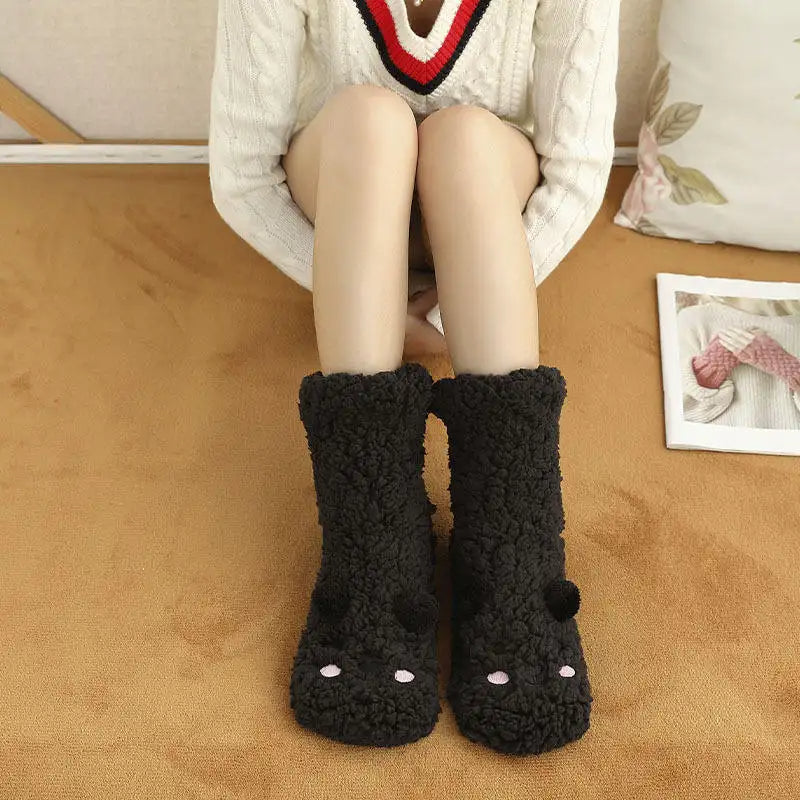 Kuschelige Bären-Socken für Damen