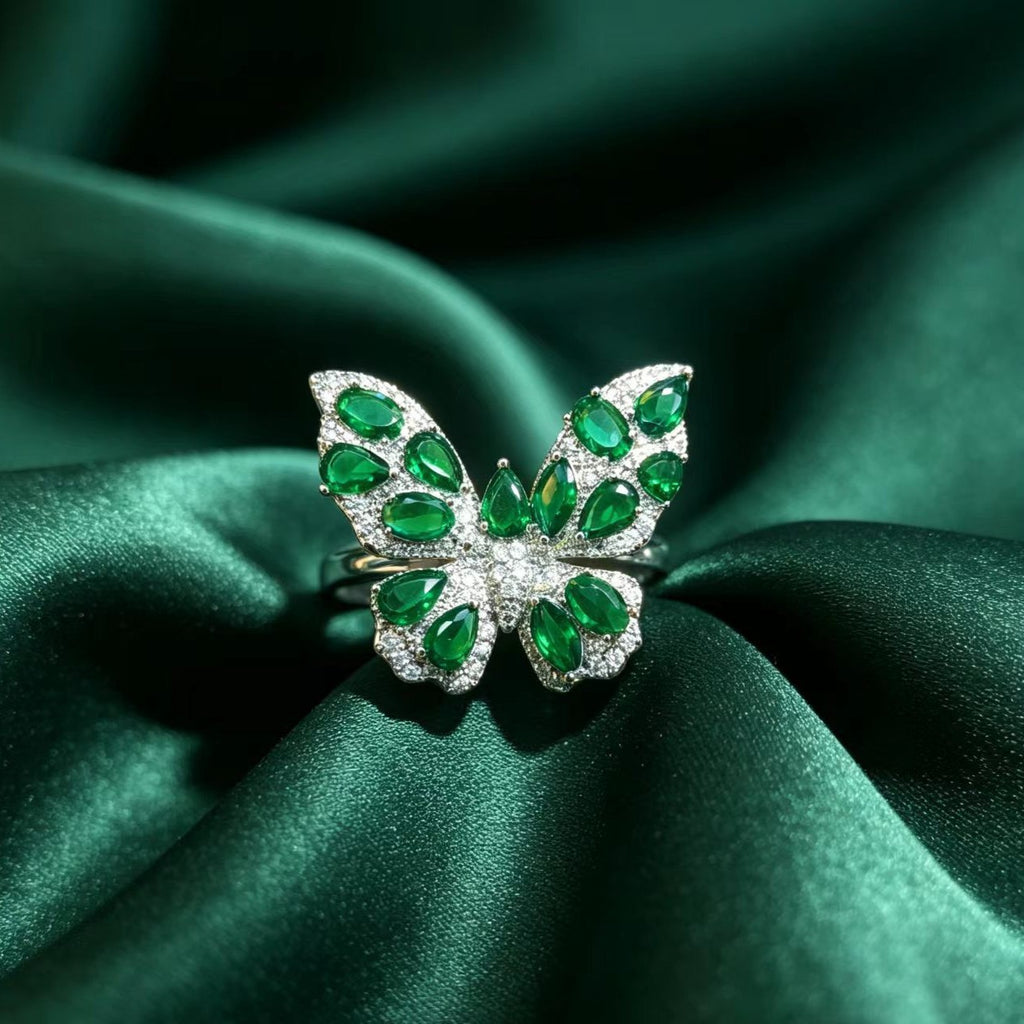 Retro-Schmetterling Ring französisch modisch