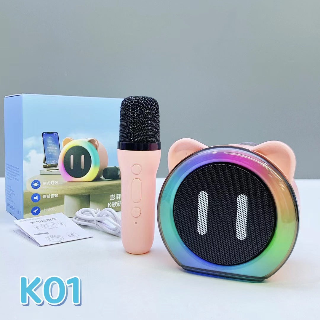 Karaoke Bluetooth Lautsprecher mit Mikrofon