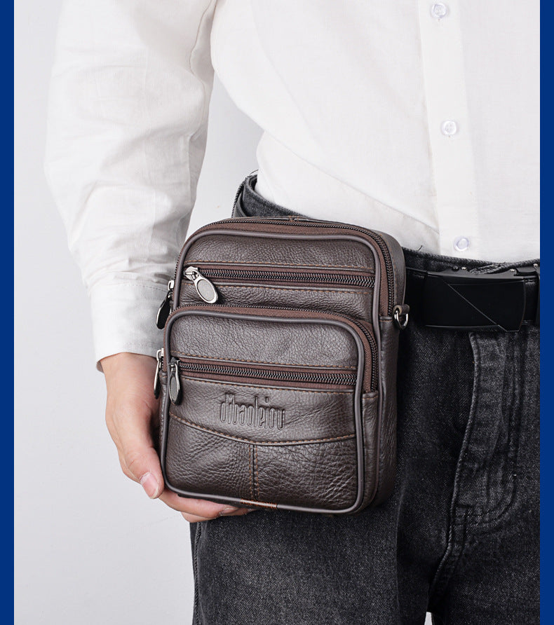 Gürteltasche aus Leder für Herren – Bild 10 | LuxeStyle
