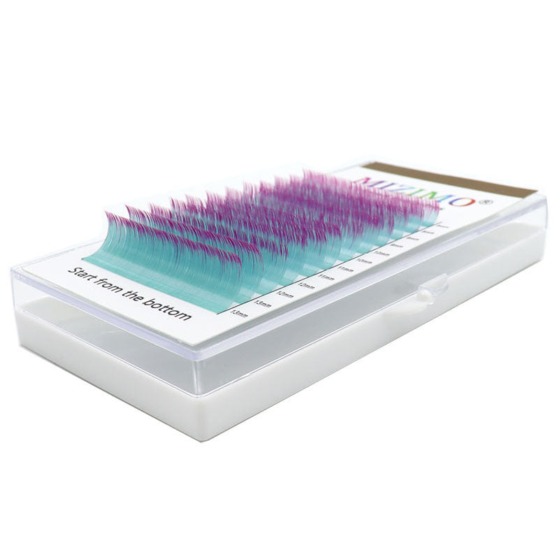 Farbige Wimpern Two-Tone Gradient 007 Purple