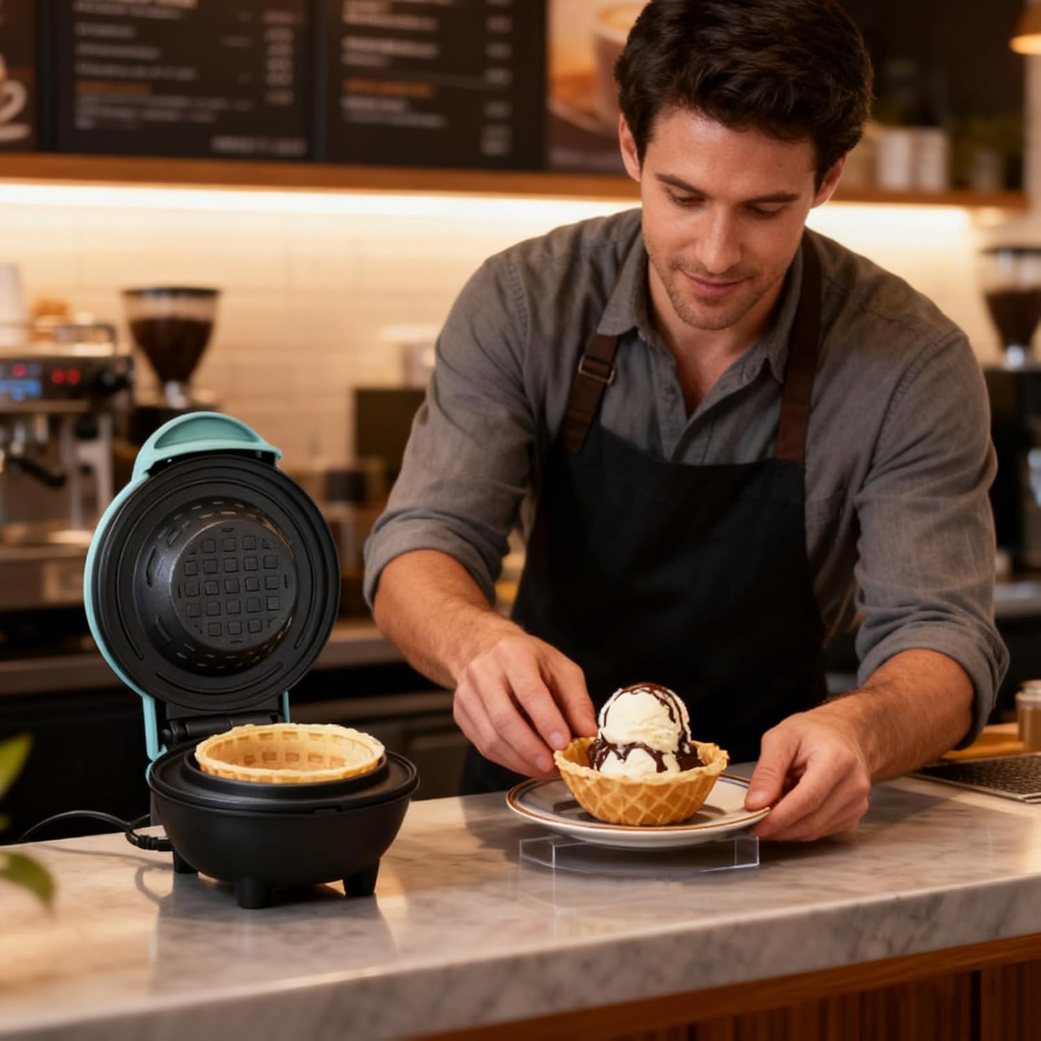 Waffel-Schalen Maker – Ansicht 7