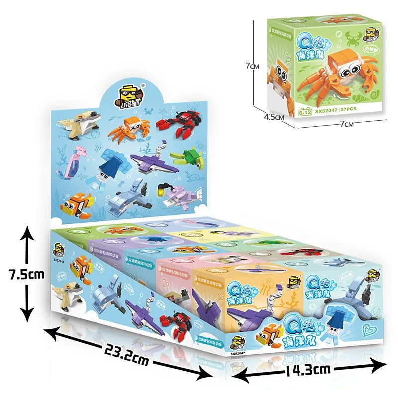 Bausteine-Set «Bubble Ocean Team» (10 Boxen) – Bild 2 | LuxeStyle